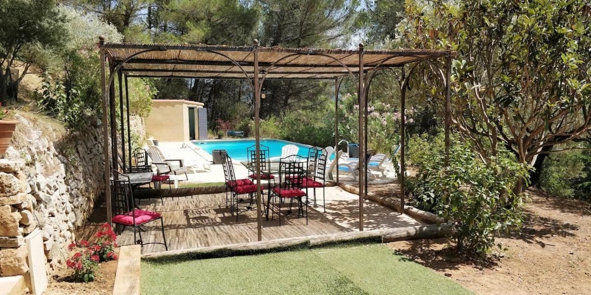 Villa Cigalons En Pleine Pinede Avec Piscine Chauffee De Mai A Septembre Auriol Εξωτερικό φωτογραφία